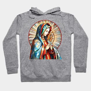 Virgen Mary in Prayer Hoodie